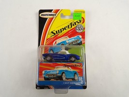 MAtchbox Superfast 1957 Corvette 68 H3363 Blue - £11.77 GBP