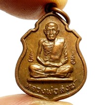 Lp Sonk Coin Blessed In 1974 Lucky Strong Protection Amulet Rich Success Pendant - £37.64 GBP