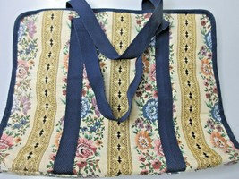 Retro Organizer Tote Bag Crafts Sewing Painting Art Storage Tapestry Cos... - $54.42