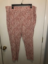 NEW Lands End Womens Plus SZ 2X Pajama Loungewear Pants Waist 40-44&quot; - $11.87