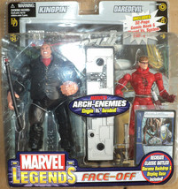 NEW 2006 Marvel Legends Face-Off KINGPIN vs DAREDEVIL action figures -VA... - £55.05 GBP