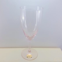 Noritake Vista Pink Iced Tea Glass 12 oz Crystal Goblet 8-3/8" Pattern 822 - $16.00