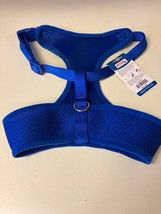 Large BLUE Step In No Pull Dog Harness Adjustable No Choke 20-29 lbs Mesh Nylon - £12.14 GBP