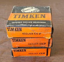 TIMKEN TAPERED ROLLER BEARINGS #432-AB CUP - $99.00