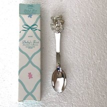 SilverPlated Spoon Avon Baby’s First Heirloom Collection Teddy Bear New In Box - £7.93 GBP