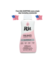 New Rit All Purpose Liquid Dye Rose Quartz 8 oz Bottle Cotton Wool Nylon... - $376.14 MXN