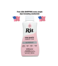 New Rit All Purpose Liquid Dye Rose Quartz 8 oz Bottle Cotton Wool Nylon... - £15.50 GBP