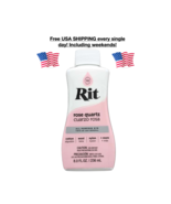 New Rit All Purpose Liquid Dye Rose Quartz 8 oz Bottle Cotton Wool Nylon... - $376.14 MXN