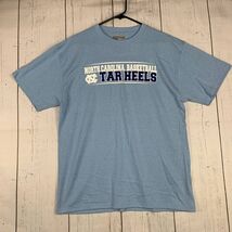 North Carolina Tar Heels NCAA Majestic Large Casual Blue Tshirt New Men - $20.92 CAD