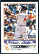 2022 Topps #434 Joey Bart San Francisco Giants Future Stars - £0.78 GBP