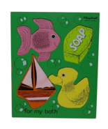 Playskool For my Bath Wooden Puzzle 155AN-16 - $182.49 MXN