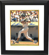 Jose Canseco signed Oakland A&#39;s 8x10 Photo Custom Framed Chemist - £71.28 GBP