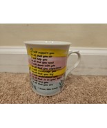 Vintage Blue Mountain Arts Mug, Susan Polis Schultz Poem - $6.99