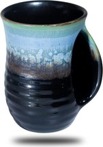 Hand Warmer Mug for Coffee 16 Ounce Large Hand Warming Mugs Handmade Pot... - $55.91