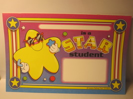 vintage Teacher Classroom Supplies: 9&quot;x5&quot; Motivation Award:... is a Star Student - £0.78 GBP