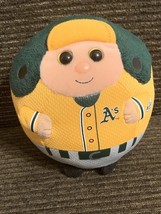 TY MLB 2013 A&#39;s Oakland Athletics 5&quot; Beanie Ballz Baseball Plush - £7.08 GBP