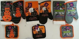 Halloween Kitchen Linen Towels, Oven Mitts & Pot Holders S19, Select: Item(s) - £2.39 GBP