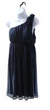 Merona Women One Shoulder Dress Size XXL Navy - £8.38 GBP