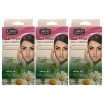 Luxury Essentials Wax Strips Chamomile 10 Strips 2 Wips Quick &amp; Easy 3-Pack - $13.99