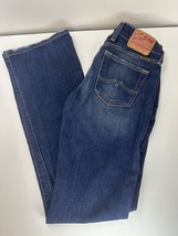 Lucky Brand Women’s Jeans Size 6 / 28 Dungarees Blue Denim Flair Pants - £9.01 GBP