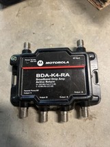 Motorola BDA-K4-RA Broadband Signal Booster 4-Port Cable Modem TV HDTV A... - $19.79