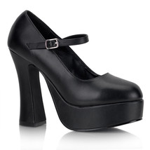 DEMONIA Women&#39;s Sexy 5&quot; High Heel Platform  Mary Jane Shoes Pumps DOL50/B/PU - £52.52 GBP