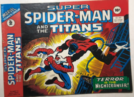Super SPIDER-MAN &amp; The Titans #222 (1977) Marvel Comics Uk Punisher Vg - £11.93 GBP