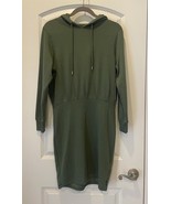 DKNY SPORT WOMEN&#39;S GREENWICH HOODED SNEAKER DRESS SIZE SMALL IN DUCK GRE... - $24.70