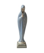 Vintage Madonna Religious Catholic Figurine Ceramic Midwinter Burslem En... - $32.06 CAD