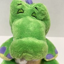 Luv N Care Tickle Toes Giggles Laughing Plush Stuffed Dragon Green Purple 8&quot; - £11.53 GBP