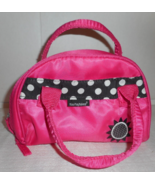 Child Mini PlayMakeup Purse Pink Black Polka Dot Sun Empty Cases Vinyl P... - £10.89 GBP