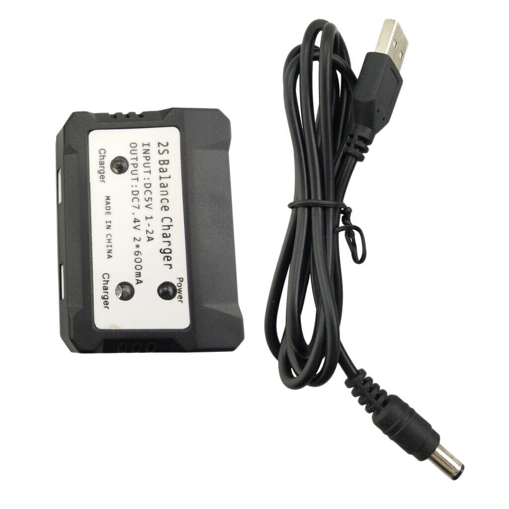 Usb 7.4V Battery Balance Charger 2In1 Battery Charger For Hubsan X4 H501S H501C - $19.99