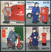 Malta 2017. Postal Uniforms (MNH OG) Set of 4 stamps - £8.98 GBP