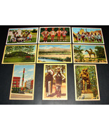 9 Antique Linen Postcards Native American Indian Ceremony Wig Wam Totem ... - $379.96 MXN