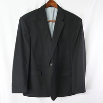 Stafford 48R Black 2Btn Mens Blazer Suit Jacket Sport Coat - $39.99