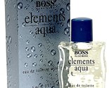 ELEMENTS AQUA * Hugo Boss 0.17 oz / 5 ml Miniature EDT Men Cologne Splash - £14.78 GBP
