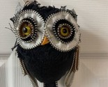 Silvestri 6 inch Steam Punk Zipper Owl Halloween Ornament Hanging Felt  ... - $8.60