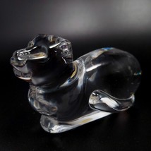 Atlantis Crystal Cat Figurine 3.5in Clear Paperweight - $25.60