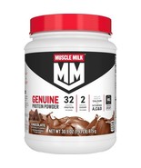 Muscle Milk Genuine Protein Powder*08/2025* Chocolate, 1.93 Pounds, 12 S... - $25.90 CAD