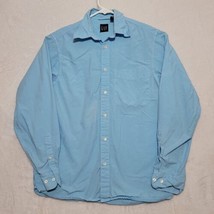Gap Men&#39;s Shirt Size XS Blue Button Up Long Sleeve Casual - £16.41 GBP