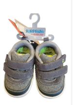Surprize Stride Rite Baby Boy Gray Sneakers Shoes Stage 2 First Walker Size 3 - £11.30 GBP