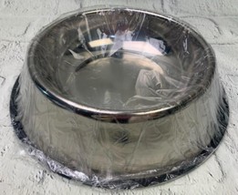 Stainless Steel Dog Bowl Dog Bowls with Rubber Base for Small Medium Large Dogs - £16.13 GBP