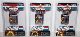 World&#39;s Smallest G.I. Joe Micro Action Figure Set of 3 Super Impulse NEW SEALED - £19.32 GBP