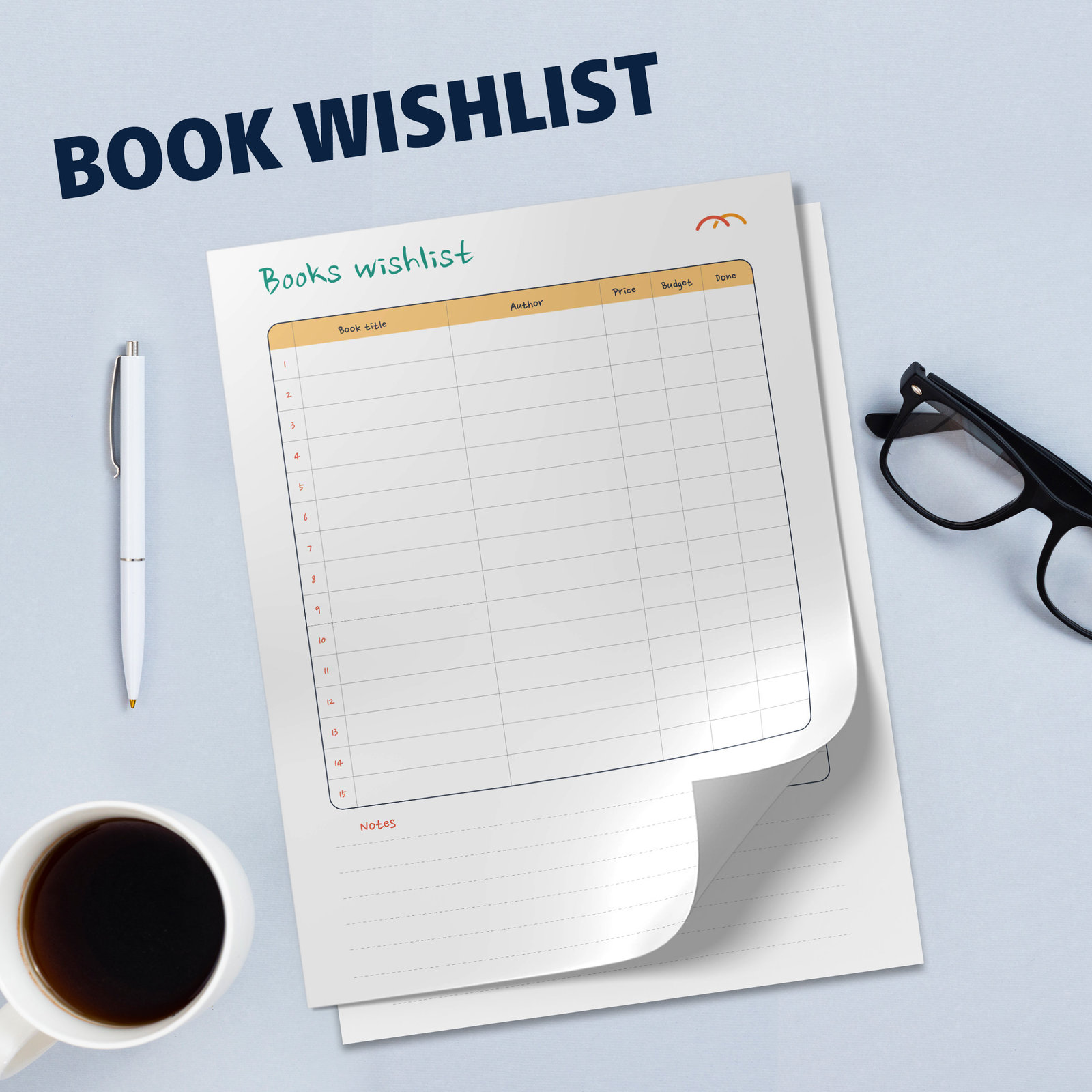 Book Reading Tracker List, Book Wishlist, Reading Wishlist, Book Shoppin... - $1.99