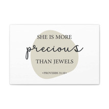  Proverbs 31:10 She Is More Precious Than Jewels Bible Verse Can - £59.61 GBP+