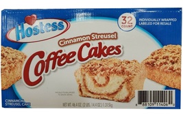 Hostess Cinnamon Streusel Coffee Cake 32 CT 46.4 OZ - $24.86