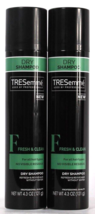 2 TRESemme 4.3 Oz Fresh &amp; Clean All Hair Types Dry Shampoo Spray No Residue - £22.79 GBP
