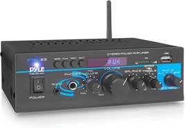 Pyle Ptau23.5 2X40W Mini Power Amplifier System - Dual Channel Home Audio Sound - £56.48 GBP