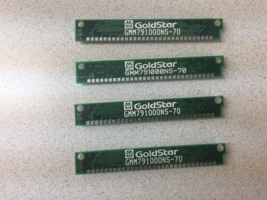 4 X SIMM 30-pin GoldStar GMM791000NS-70 memory - £19.27 GBP