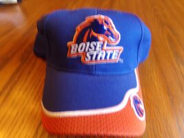 "BOISE STATE UNIVERSITY"  Broncos Blue &amp; Orange Hat Cloth Back OSFM $25 NWT - $13.37